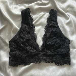 Black lace bralette from Victoria secret